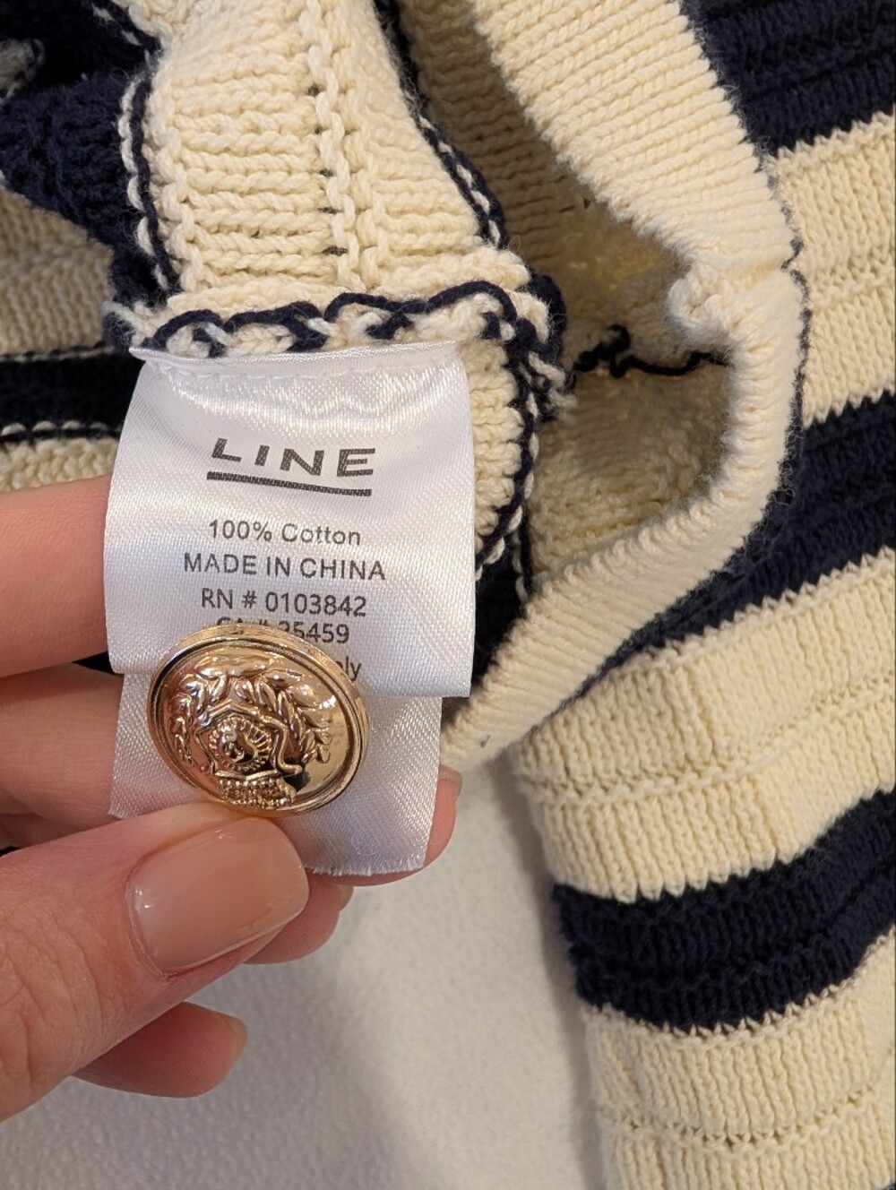 Line Striped Cardigan - Picture 2 of 4